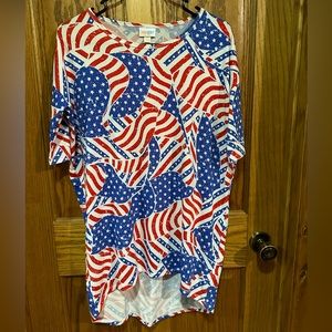 USA Flag LuLaRoe Irma